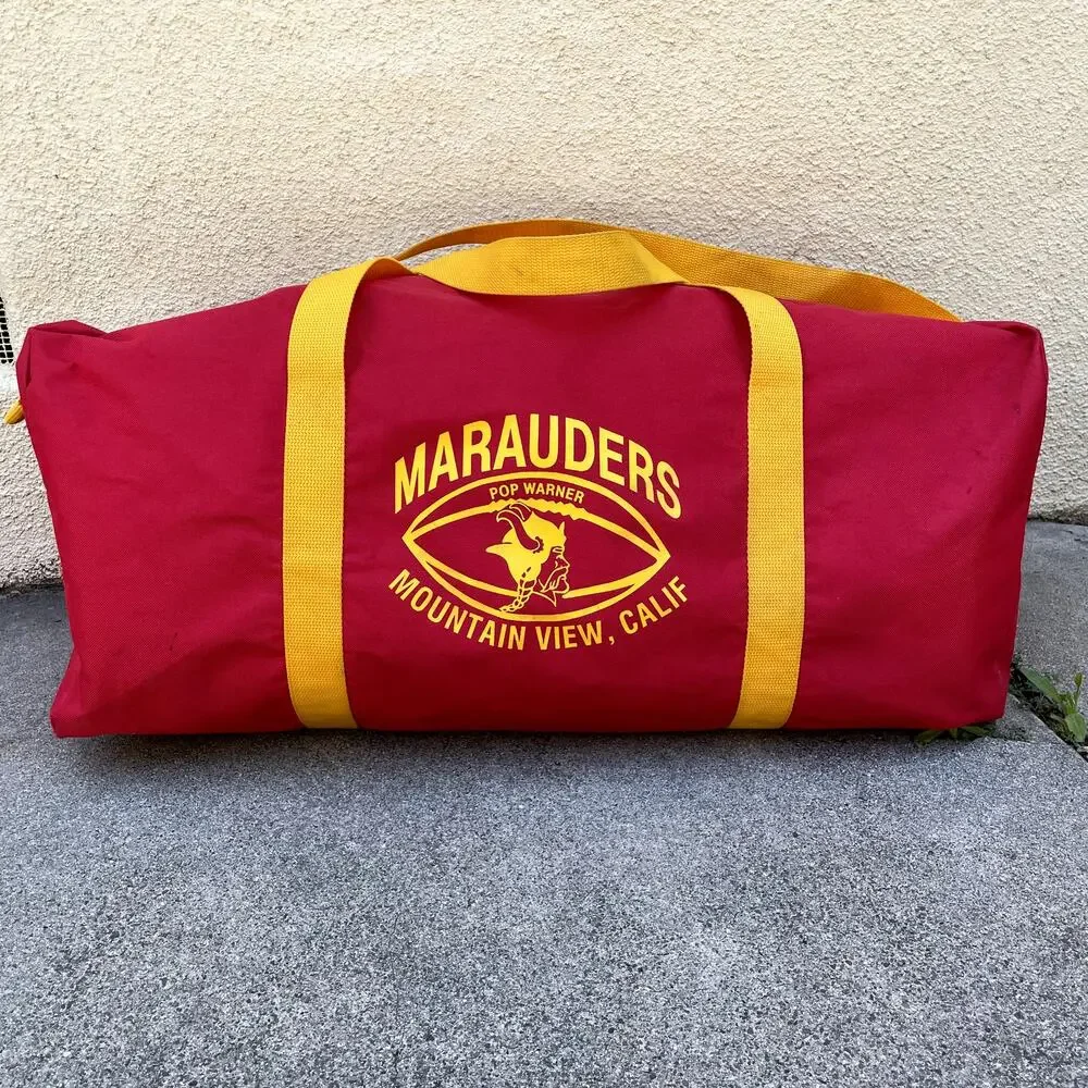 Mountain View Marauders Red Large Duffle Bag Pop Warner